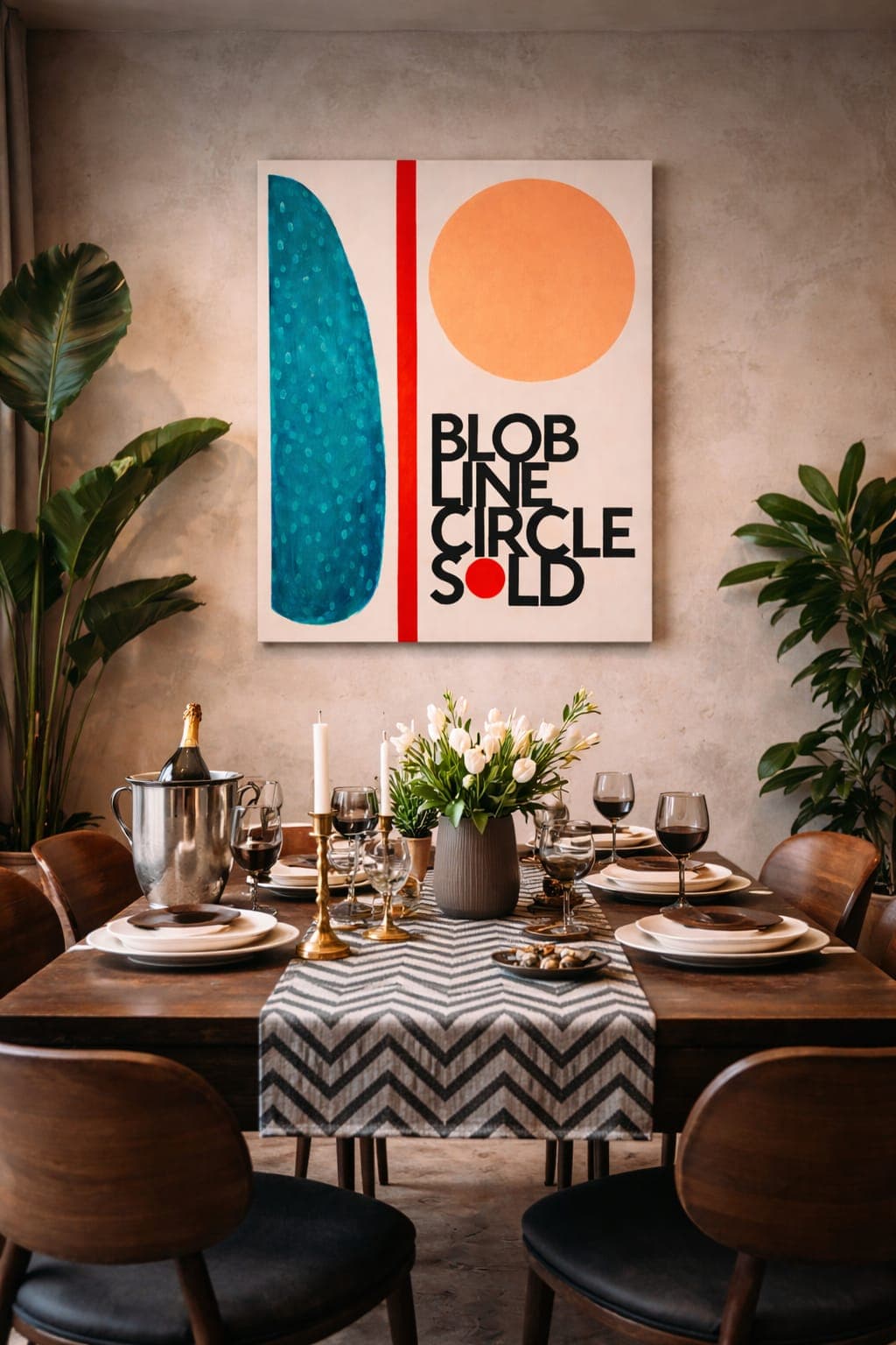 Blob Line Circle Sold detail view 2